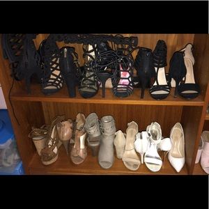 Shoes for sale! Sizes 6.5 and 7! Dark Pink is an 8